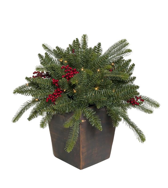 Greens and Berries- Potted Artificial Trees from Treetime