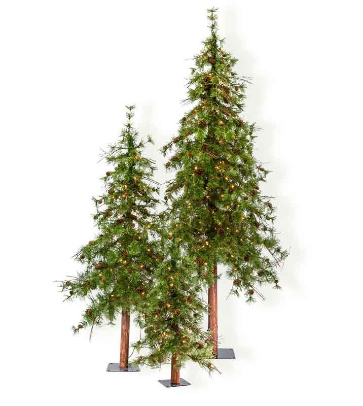 Rustic Alpine Artificial Christmas Tree - Treetime